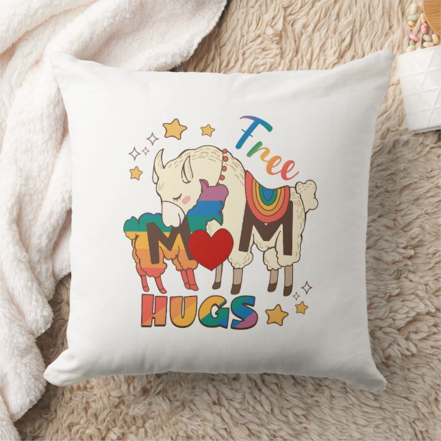 Gratis Mama - Rainbow Sheep LGBTQ Pride Hug Kissen (Decke)