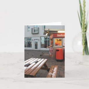 Gratis-Mittagessen danke notecard Karte