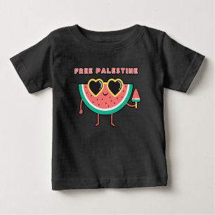 Gratis Palestine Watermelon Palästina niedlich far Baby T-shirt