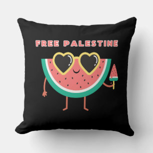 Gratis Palestine Watermelon Palästina niedlich far Kissen