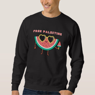 Gratis Palestine Watermelon Palästina niedlich far Sweatshirt