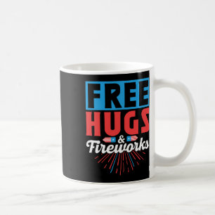 Gratis-Schläger und Feuerwerkskörper 4. Juli Unabh Kaffeetasse