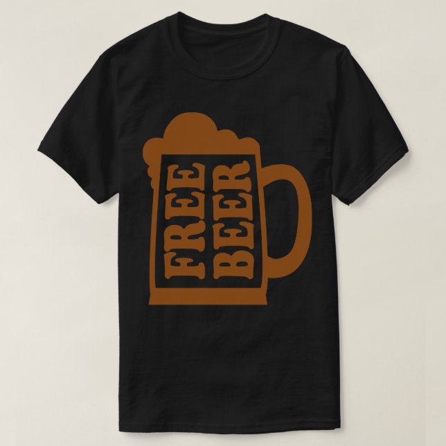 Gratisbier T-Shirt (Design vorne)