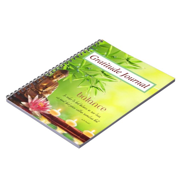 GRATITUDE NOTEBOOK JOURNAL NOTIZBLOCK (Linke Seite)