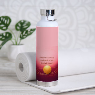 Gratitude Remains™ Liebe, die reist   Schöner Tag  Trinkflasche