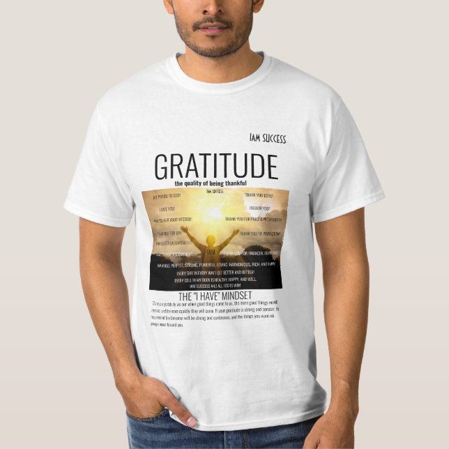 GRATITUDE T-Shirt (Vorderseite)