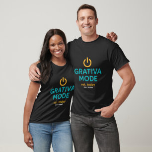 Grativa Mode Motivationszitat Tägliche Positivität T-Shirt