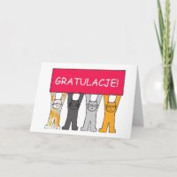 Gratulacje! Glückwünsche auf Polnisch