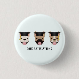 Gratulation an French Bulldogs Button
