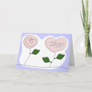 Gratulation Blume Arabisch Islamischer Abrouk Karte