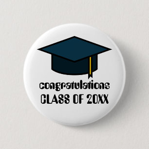 Gratulation Class of 2017 Abschluss Button