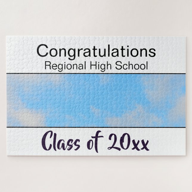 Gratulation Class of 2022 Foto Template Puzzle (Horizontal)