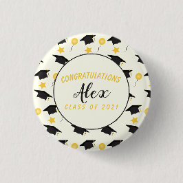 Gratulation Class of Graduate Customize Name Button