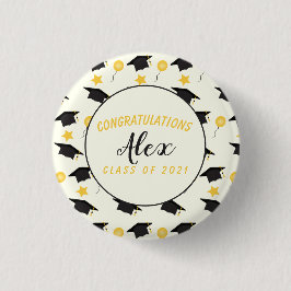 Gratulation Class of Graduate Customize Name Button