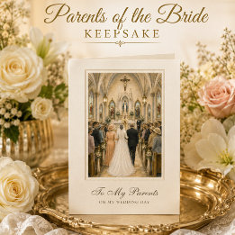 Gratulation der Brauteltern zur Hochzeit Karte