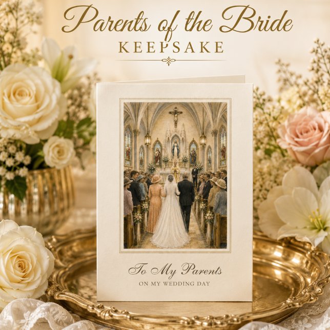 Gratulation der Brauteltern zur Hochzeit  Karte (Von Creator hochgeladen)