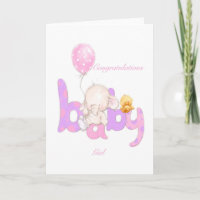 Gratulation für das Mädchen
