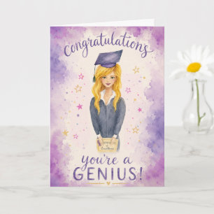Gratulation Genie! Karte