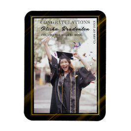 Gratulation Graduate Foto Announcement Magnet