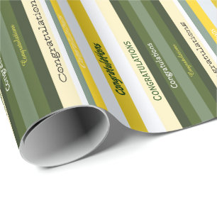 Gratulation Strip Paper Geschenkwrap Geschenkpapier