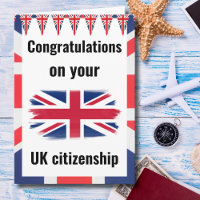 Gratulation UK Citizenship Vereinigtes Königreich