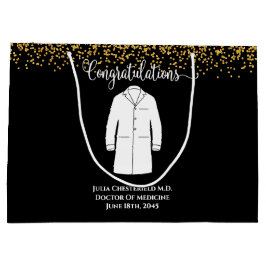 Gratulation White Coat Arzt Große Geschenktüte