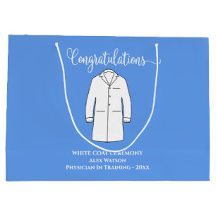 Gratulation White Coat Arzt Große Geschenktüte