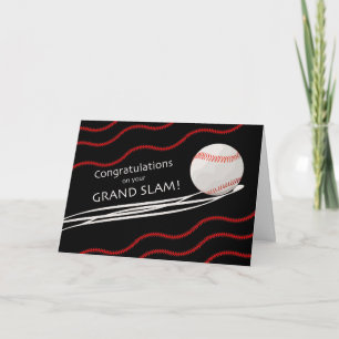Gratulation zu Grand Slam, Baseball Karte