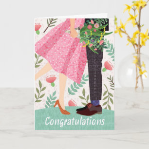 Gratulation zur Hochzeit Grußkarte Karte