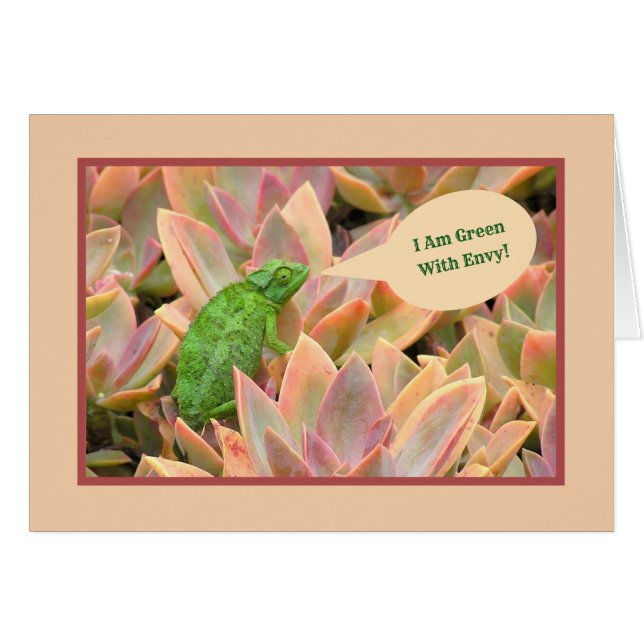 GRATULATIONEN/ICH BIN MIT ENVY/GRÜNEN LIZARD GRÜNE (Vorderseite (Horizontal))