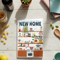 GRATULATIONEN NEUE ZUHAUSE MOVING Niedlich Kitchen