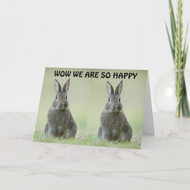 **GRATULATIONEN NEWLYWEDS** KARTE (Vorderseite)