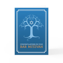 Gratulationen on your bar mitzvah tree of life