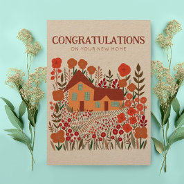 GRATULATIONEN Wohnungsbauernhof Kraft Karte