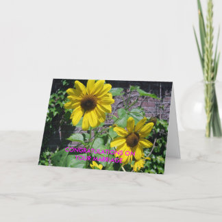 GRATULATIONEN ZU IHRER EHE KARTE