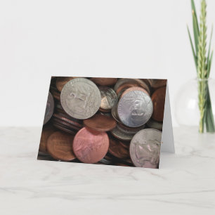 Gratulationskarte "Coinage" Karte