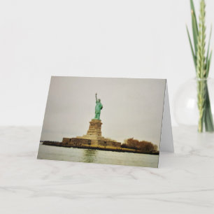 Gratulationskarte "Ellis Island" Karte