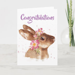 Gratulationskarte - Herzlichen Glückwunsch Karte