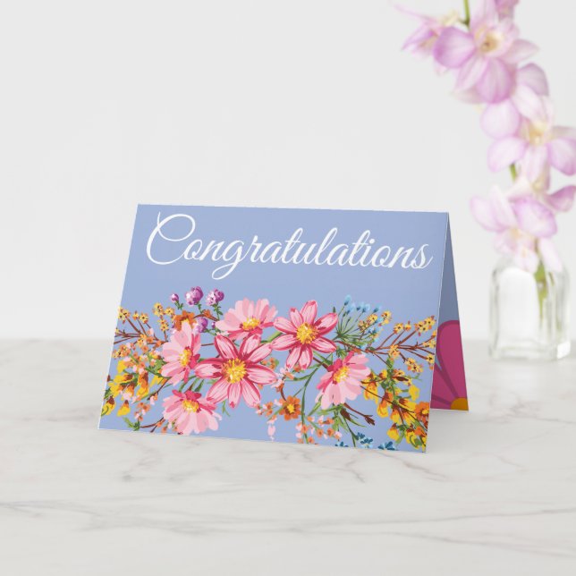 Gratulationskarte Karte (Orchidee)