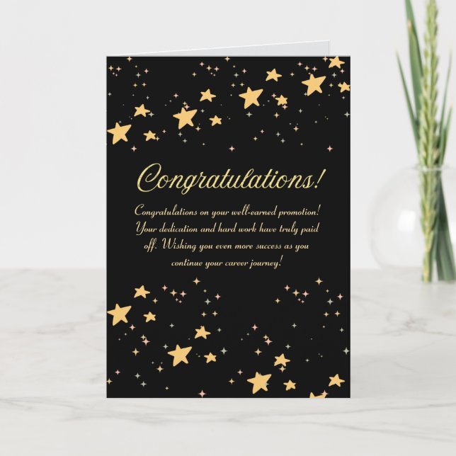 GRATULATIONSKARTE KARTE (Vorderseite)