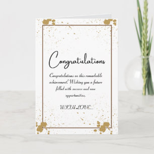 GRATULATIONSKARTE KARTE