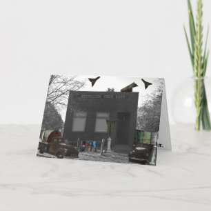 Gratulationskarte "Material World" Karte