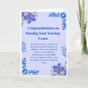 Gratulationskarte zum Pflegeexamen — Pflegeabsolve Karte