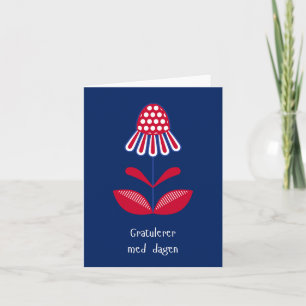 Gratulerer med dagen, norwegischer Geburtstag Karte