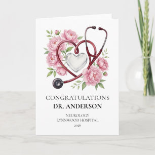 Gratuliere Doktor, Personalisierte Krankenpflegeka Karte