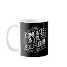 Gratuliere zum 1. Alleinflug-Kaffeebecher