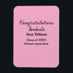 gratulieren Absolventen hinzufügen Namen Jahr Schu Magnet<br><div class="desc">Entwurf</div>