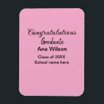 gratulieren Absolventen hinzufügen Namen Jahr Schu Magnet<br><div class="desc">Entwurf</div>