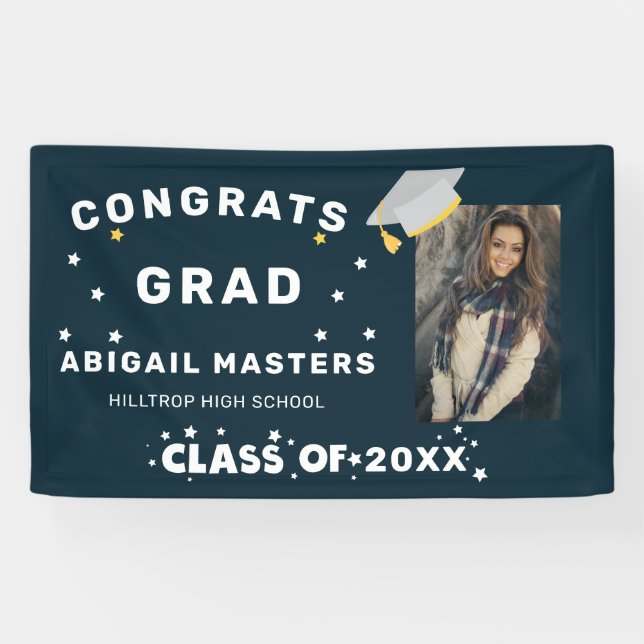 gratulieren grad stars Foto Party-Banner Banner (Horizontal)