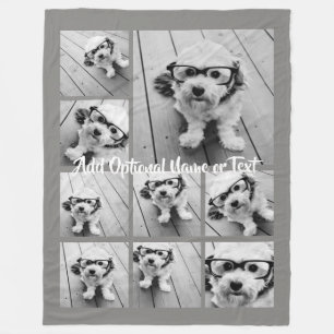 Grau 9 Foto Instagram Collage — KANN COLOR bearb Fleecedecke